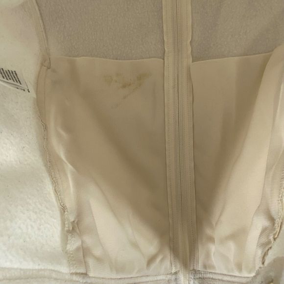 Columbia Sportswear Company Full Zip Women's Size Small Off White Fleece Jacket - Picture 3 of 9